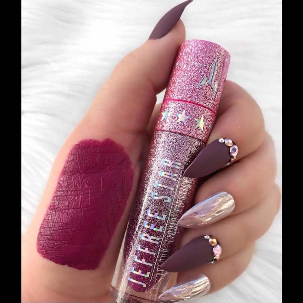 Jeffree Star | ‘Berries On Ice’ Velour Liquid Lipstick NiB | L.E. Holographic - Picture 7 of 16